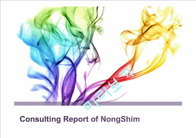 Consulting Report of NongShim,농심재무분석,농심재무비율분석,재무분석사례,영문재무분석,영어재무분석   (1 )